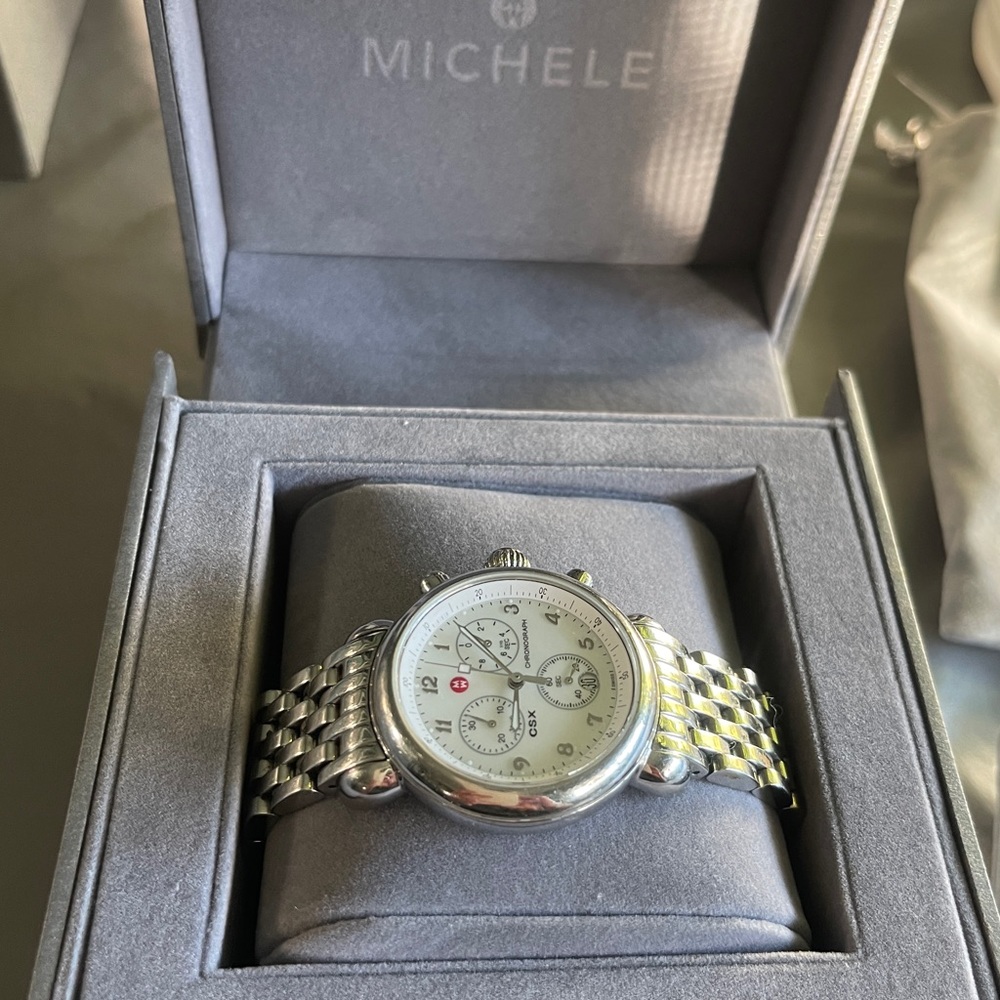 Michele Watch Round Face